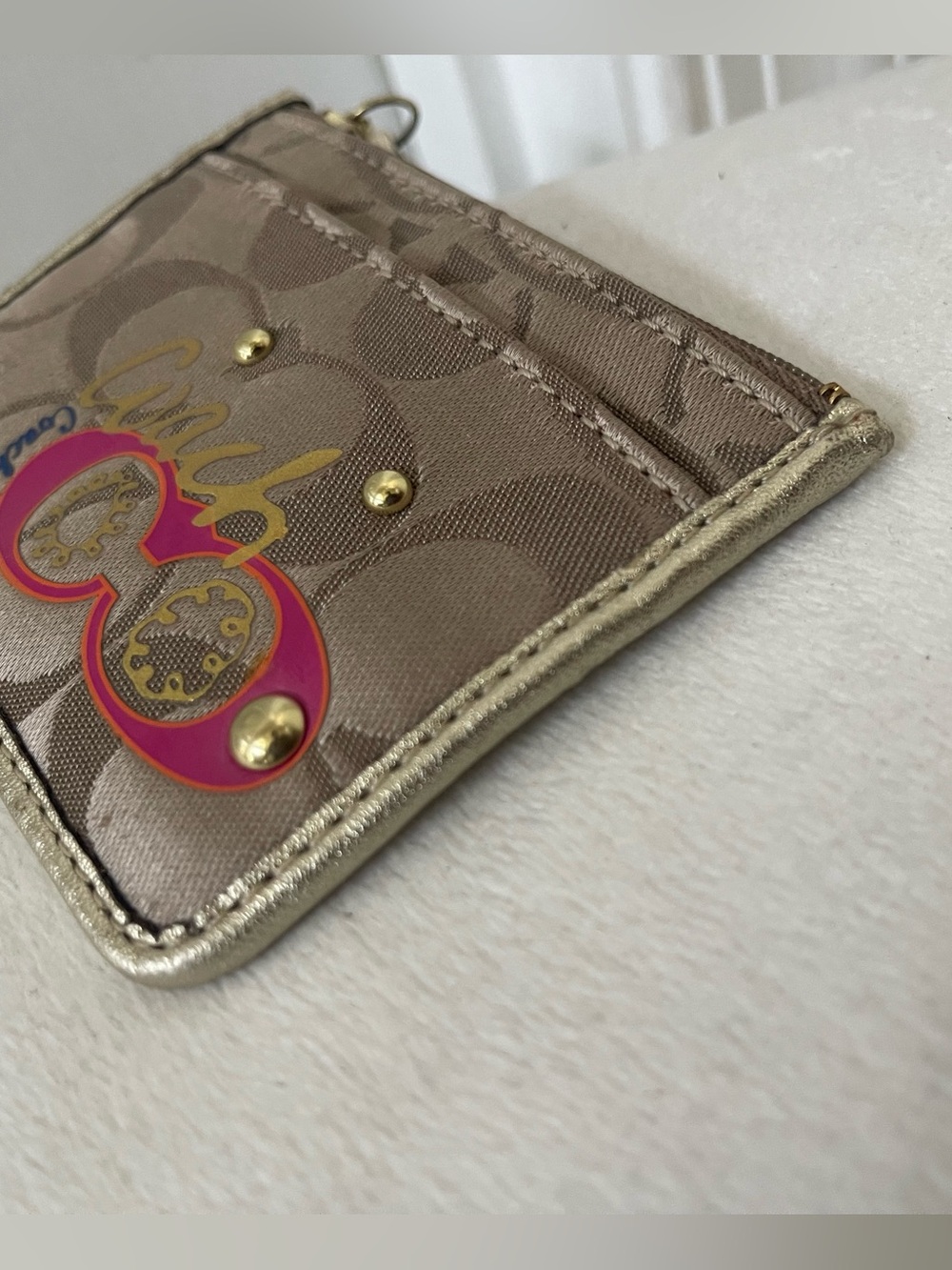 Coach Signature Canvas cardholder - Picture 5 of 9